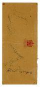 The Beatles 1965 MBE Autographed Buckingham Palace Envelope Etc. (UK)