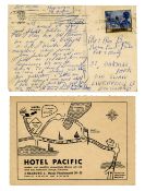 Johnny Guitar 1960s Handwritten Postcards (UK)