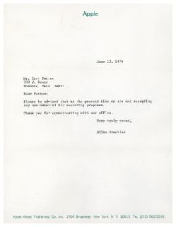 The Beatles Memorabilia Auction