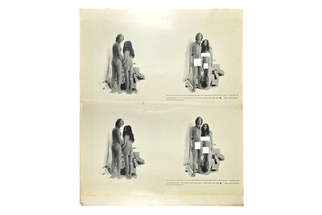 John Lennon Yoko Ono Two Virgins Mono Album Cover Proofs (UK)