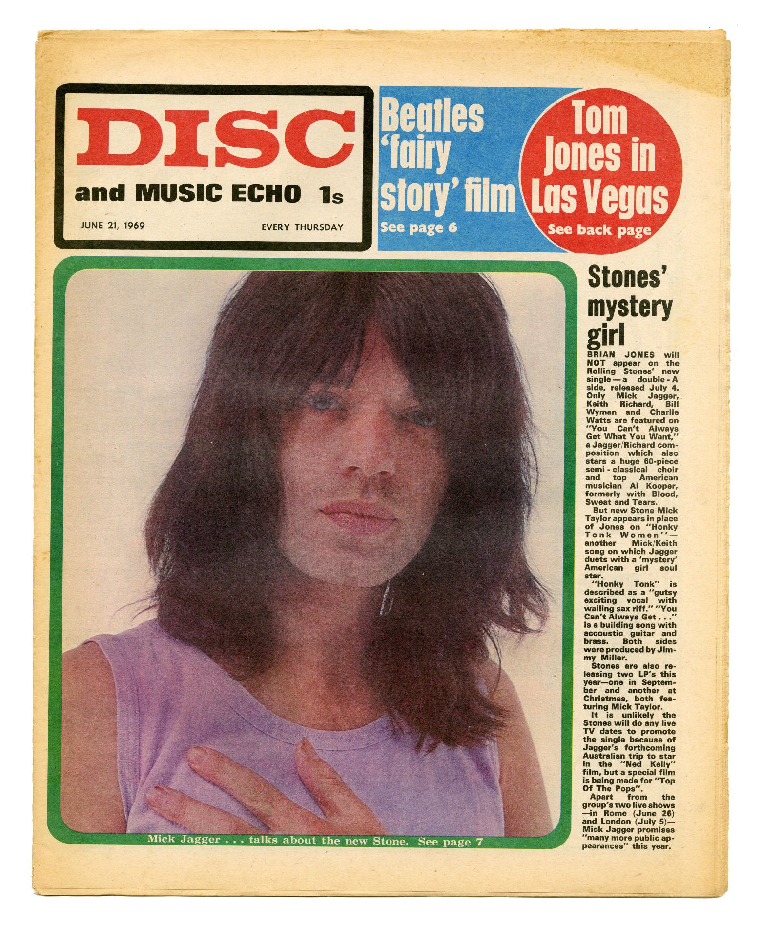 Disc & Music Echo Music Paper 1969 Complete Run (UK) - Image 6 of 7