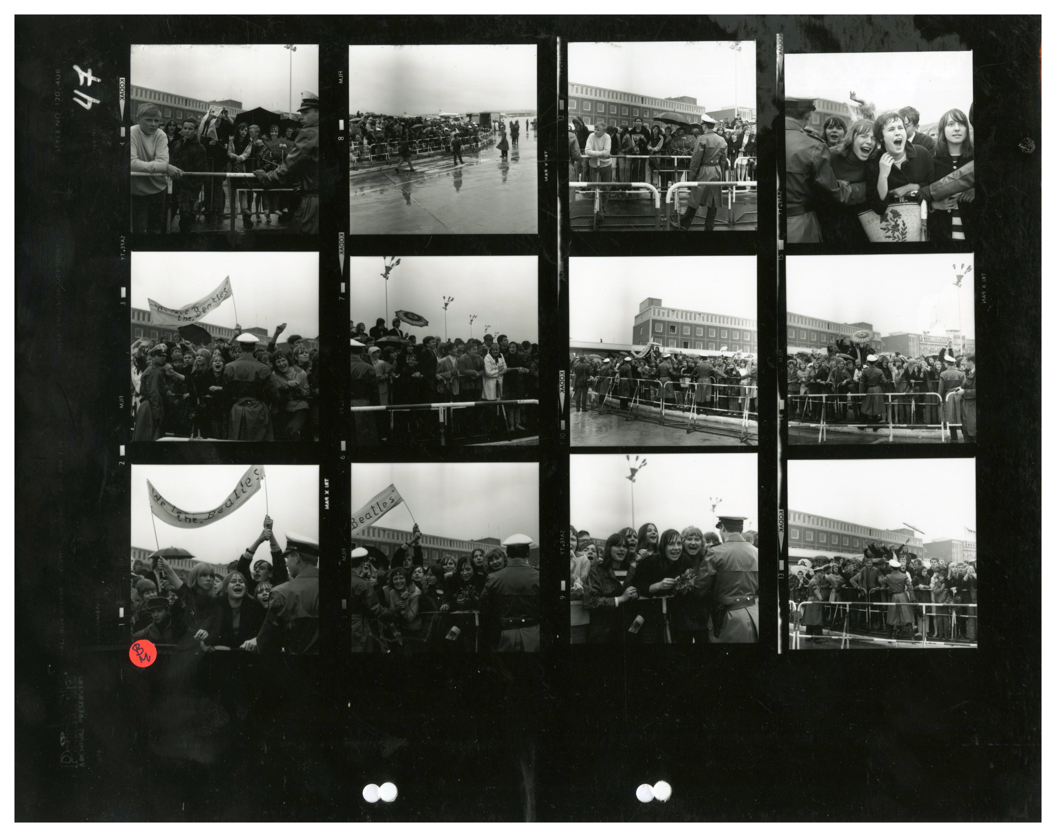The Beatles 1966 Blitztournee Tremsbuttel & Fuhlsbuttel Negative Collection (Germany) - Image 6 of 6