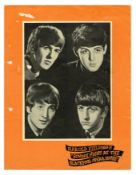 The Beatles High Numbers August 1964 Blackpool Opera House Concert Programme & Two Ticket Stubs (UK)