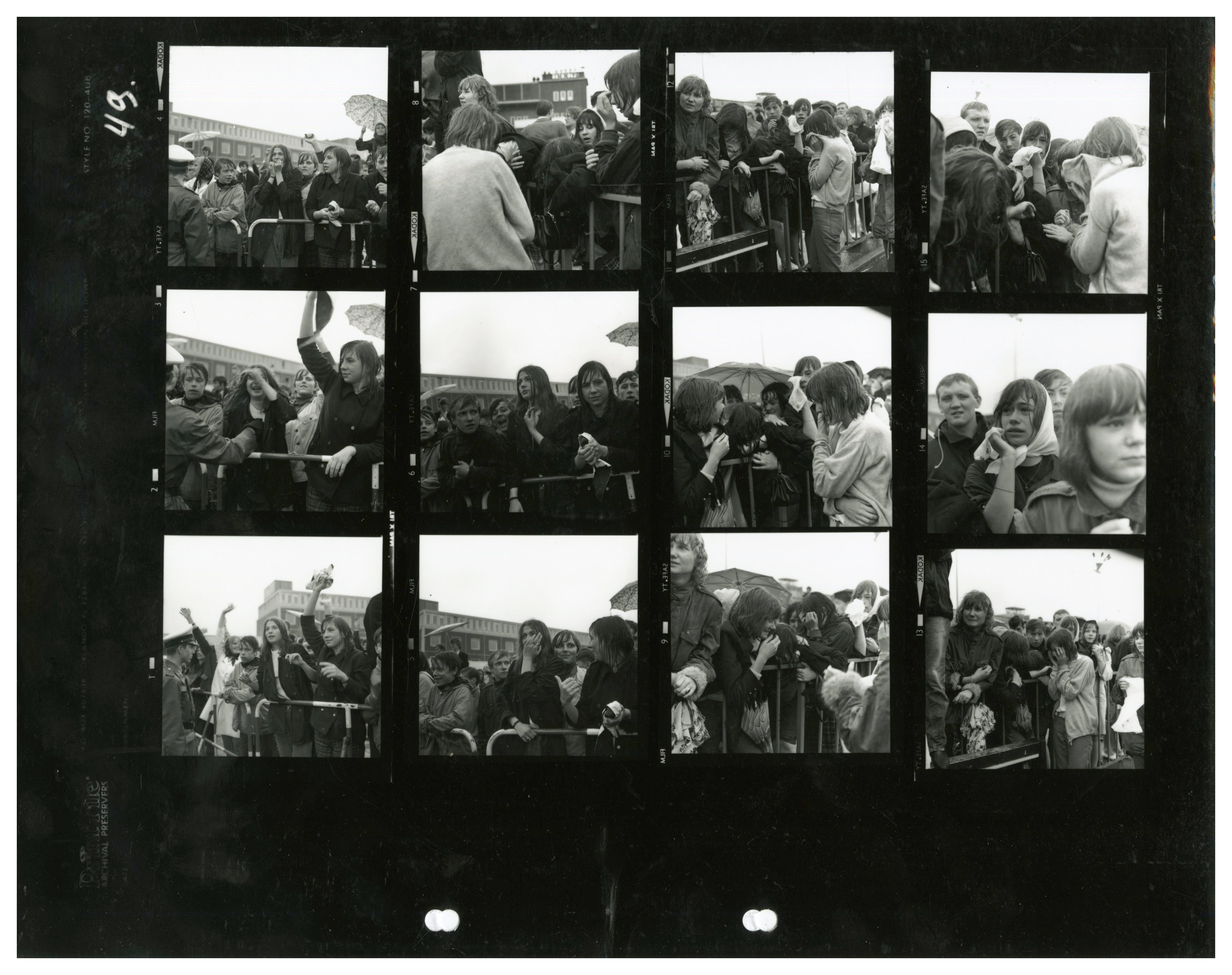 The Beatles 1966 Blitztournee Tremsbuttel & Fuhlsbuttel Negative Collection (Germany) - Image 5 of 6