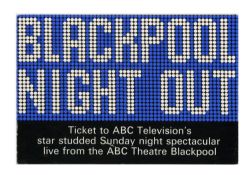 The Beatles 1965 Blackpool Night Out Unused Ticket Freda Kelly Collection (UK)