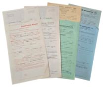 Collection Of Various Artists Cavern Club Performance Contracts (UK)