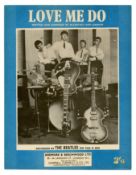 The Beatles 1962 Love Me Do Ardmore & Beechwood Ltd. Sheet Music (UK)