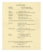 Ringo Starr Rory Storm & The Hurricanes 1959 Cavern Club Liverpool Handbill (UK)