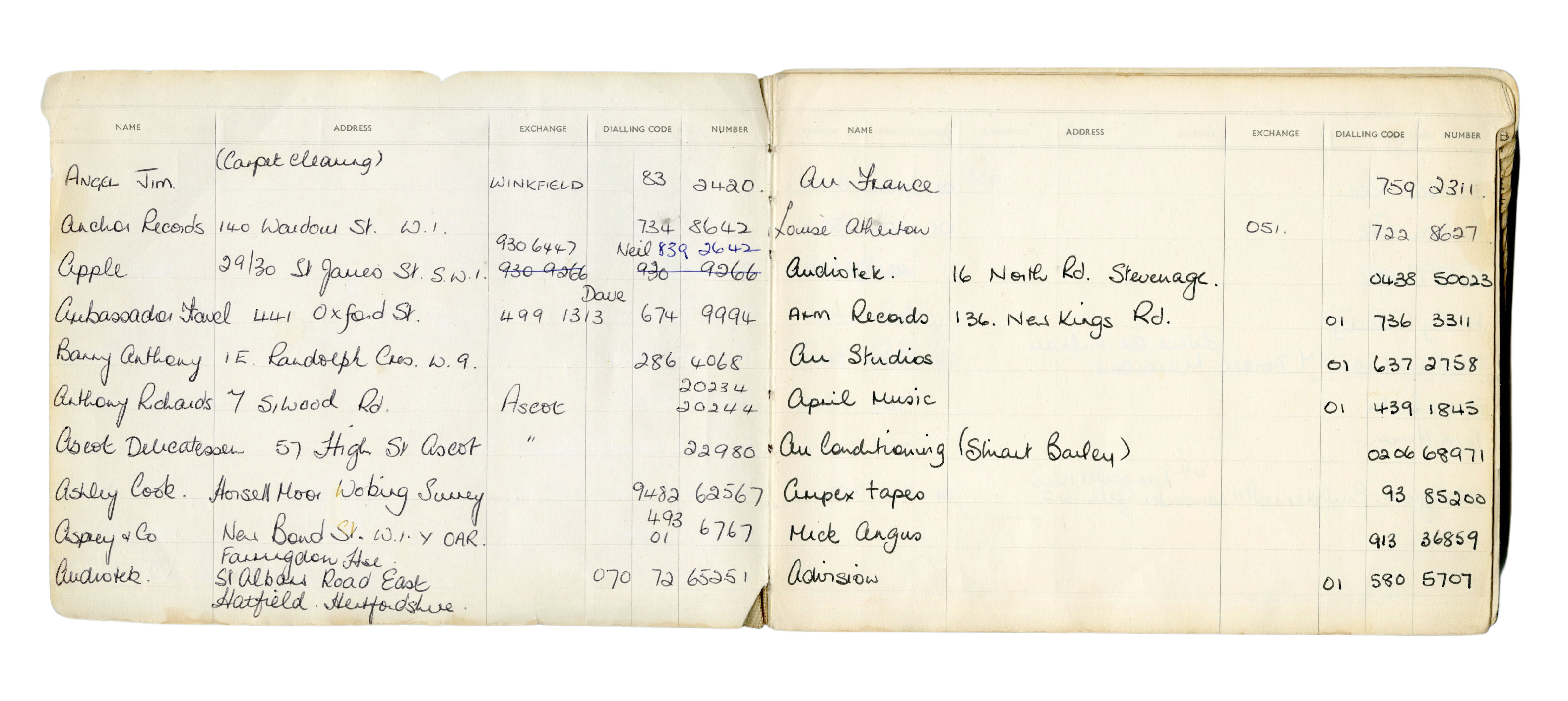 Apple Employee Telephone And Address Book (UK)