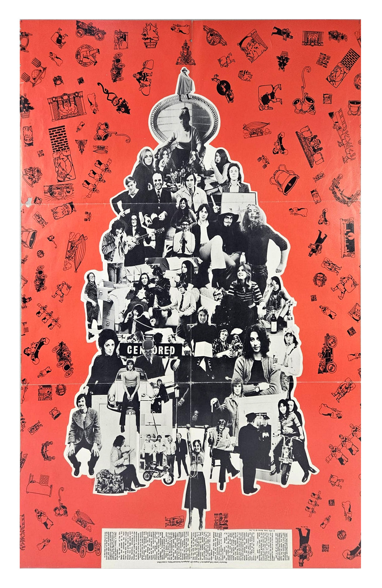 Apple 1970 Exclusive In-House Christmas Poster (UK)