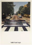 The Beatles 1983 Abbey Road Solid State Logic Studio Console Promo Poster Iain MacMillan Estate (UK)