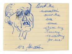 Beatles Stuart Sutcliffe Signature, Drawing And Writing (UK)