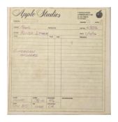 Ringo Starr 1974 Apple Studios Goodnight Vienna Interview Reel To Reel Tape (UK)