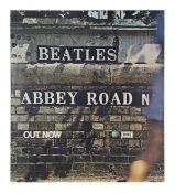 The Beatles 1969 Abbey Road EMI Promotional Poster (UK)