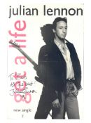 Julian Lennon Autographed 1991 Get A Life Poster (UK)