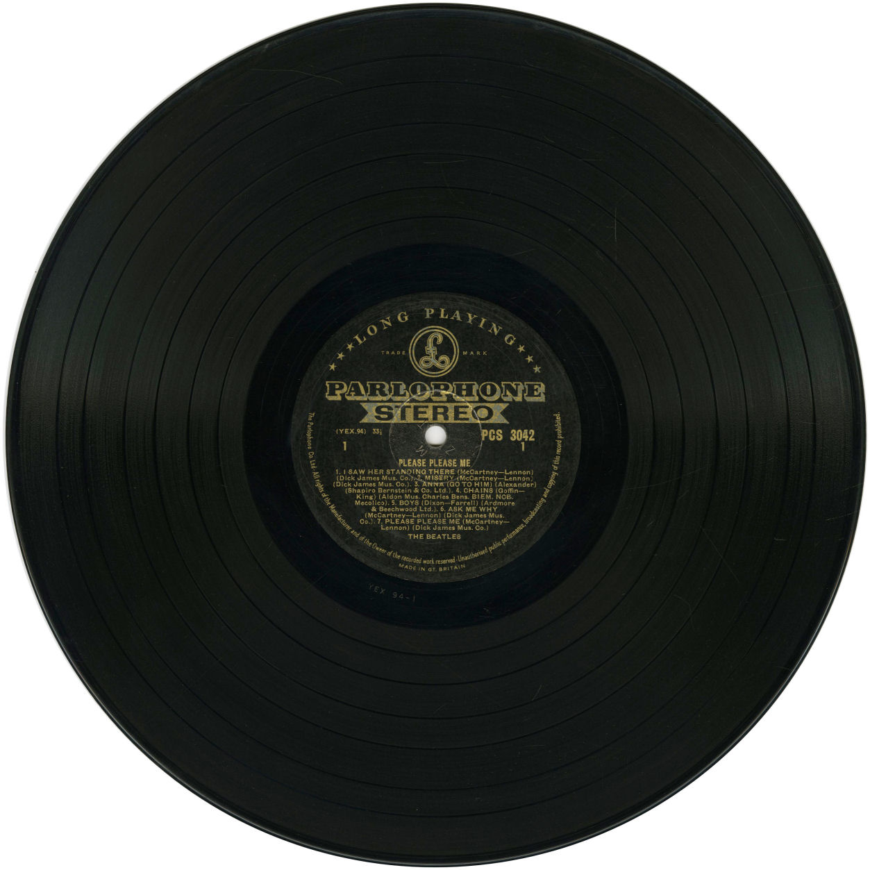 The Beatles Please Please Me Black Gold Stereo LP PCS 3042 (UK) - Image 4 of 4