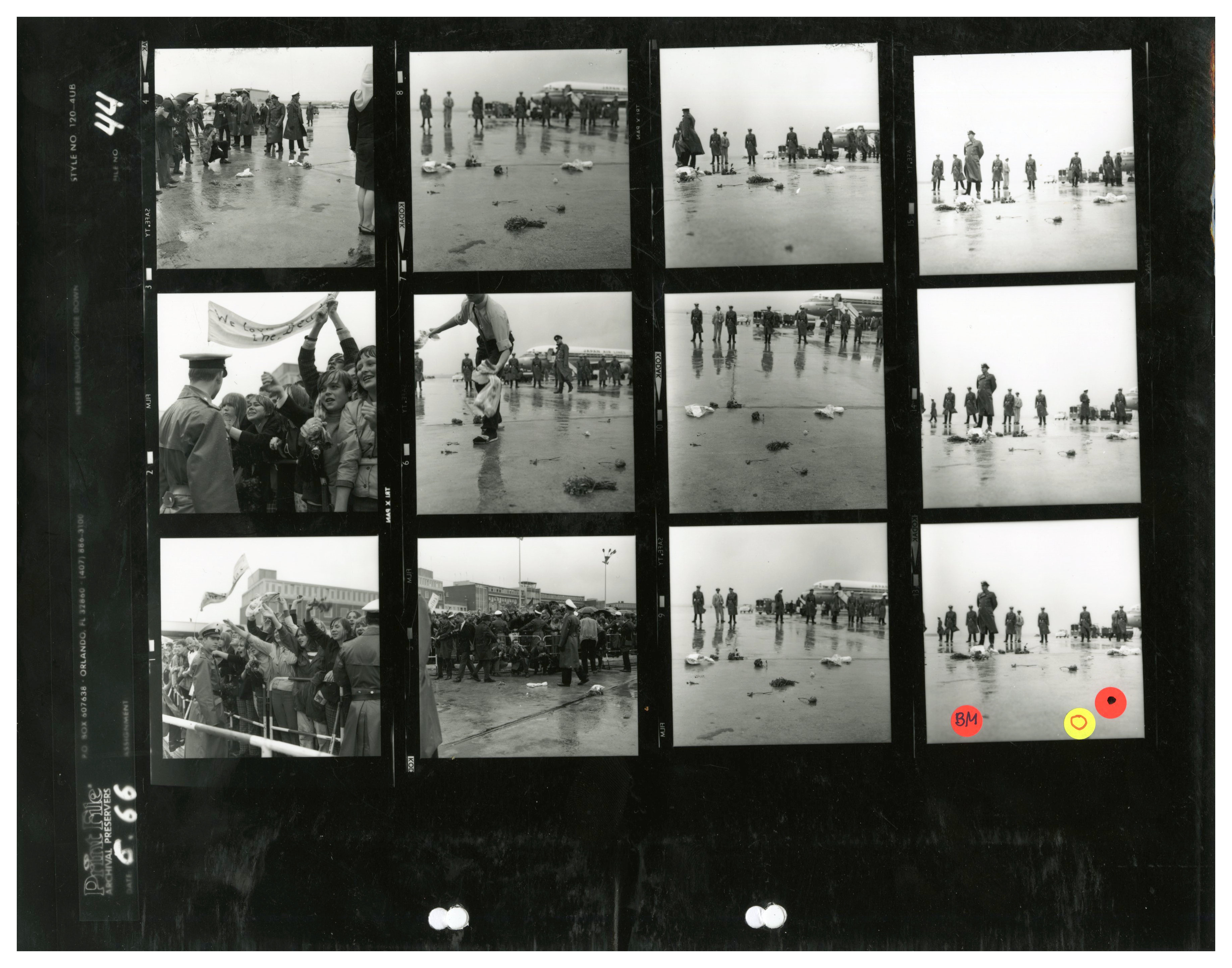 The Beatles 1966 Blitztournee Tremsbuttel & Fuhlsbuttel Negative Collection (Germany) - Image 4 of 6