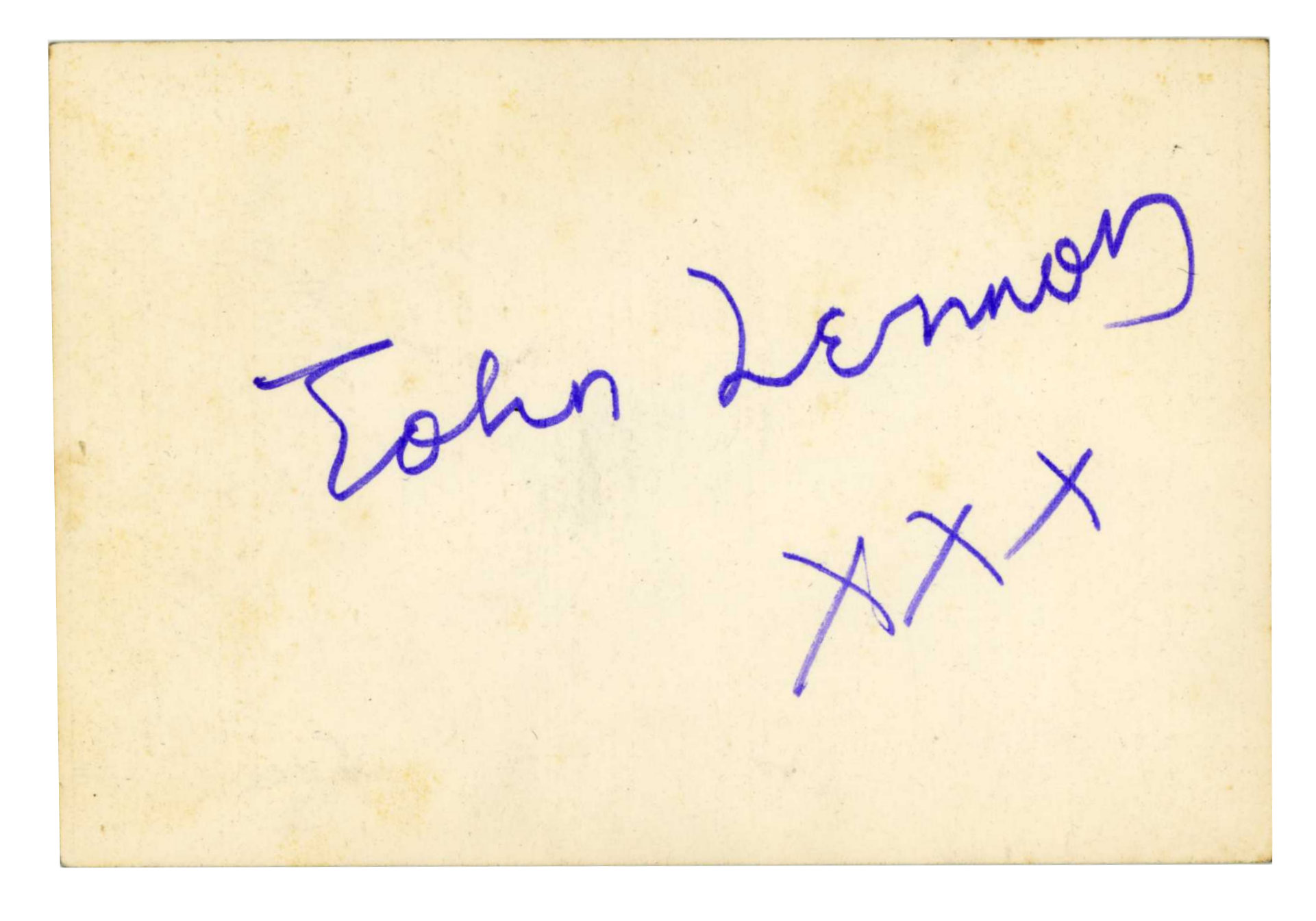 John Lennon 1968 Typed Letter & John Lennon Autograph In Cynthia’s Hand Lizzie Bravo Collection (UK) - Image 2 of 5