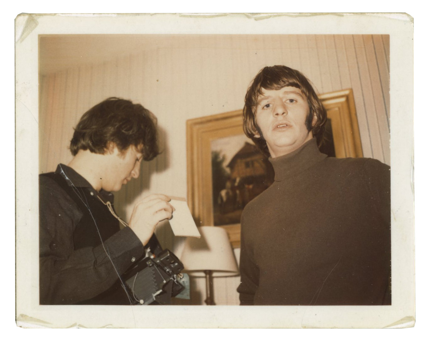 John Lennon & Ringo Starr 1965 Personal Vintage Photograph (UK)