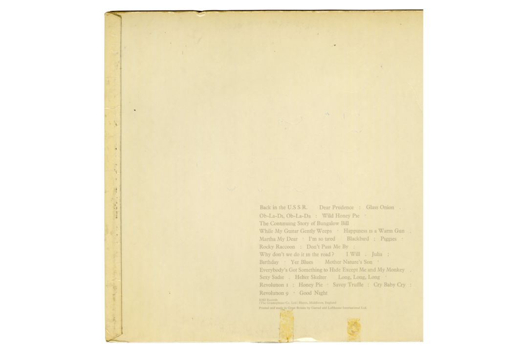 The Beatles 1968 Mono White Album Number 0000012 (UK) - Image 6 of 7