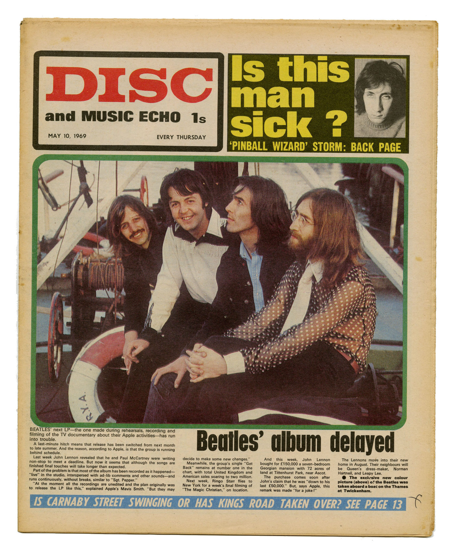 Disc & Music Echo Music Paper 1969 Complete Run (UK) - Image 2 of 7