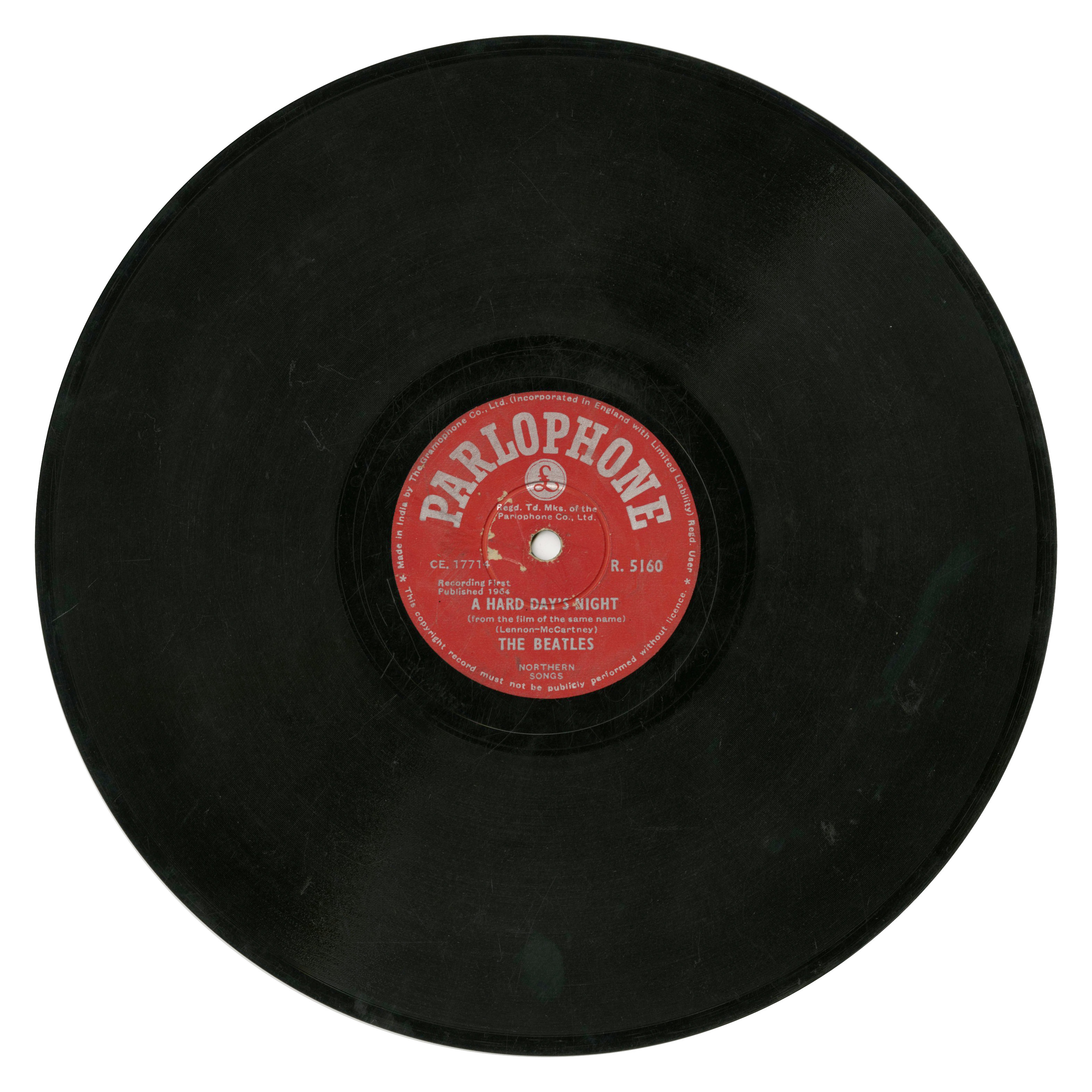 The Beatles A Hard Day’s Night / Things We Said Today Parlophone Records 78 RPM (India)