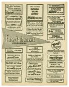 Ringo Starr Rory Storm & The Hurricanes 1960 Butlin’s Pwllheli Performance Programme (UK)