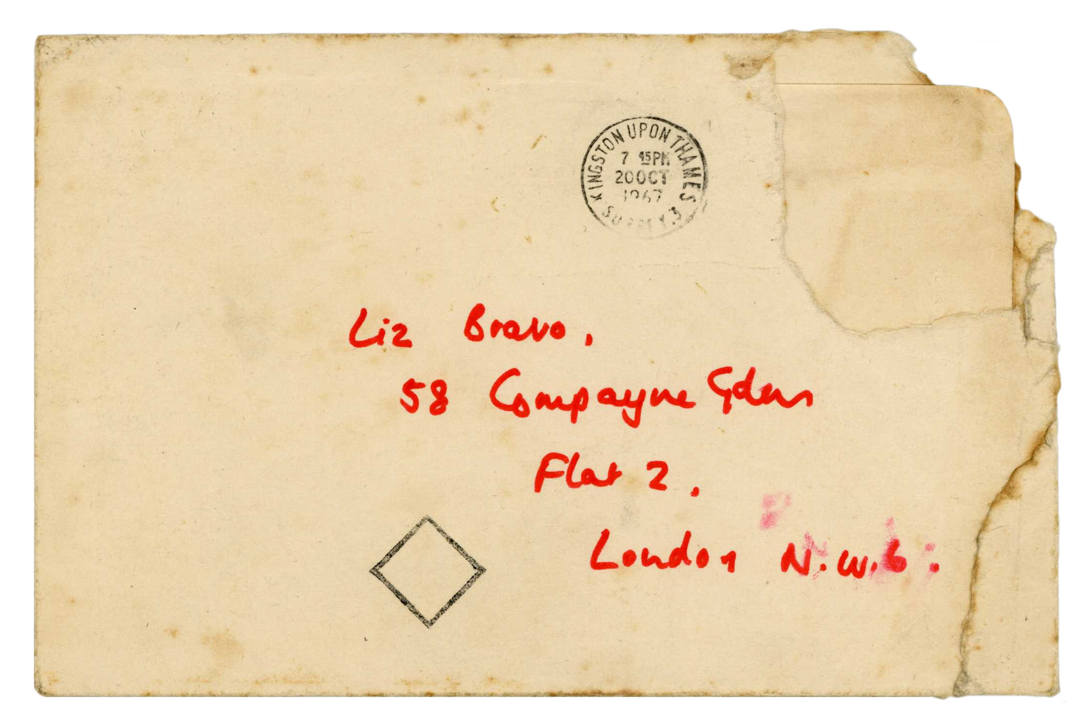 John Lennon 1968 Typed Letter & John Lennon Autograph In Cynthia’s Hand Lizzie Bravo Collection (UK) - Image 4 of 5