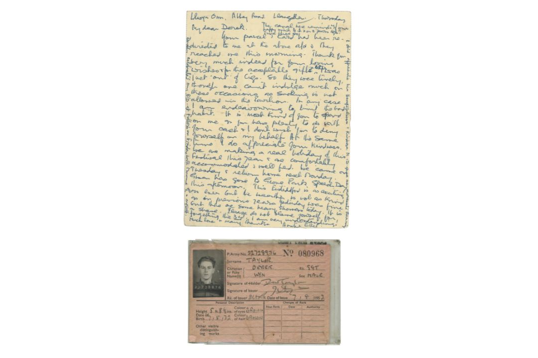 Derek Taylor British Army Identity Card And Rank Insignia (UK) - Image 2 of 3