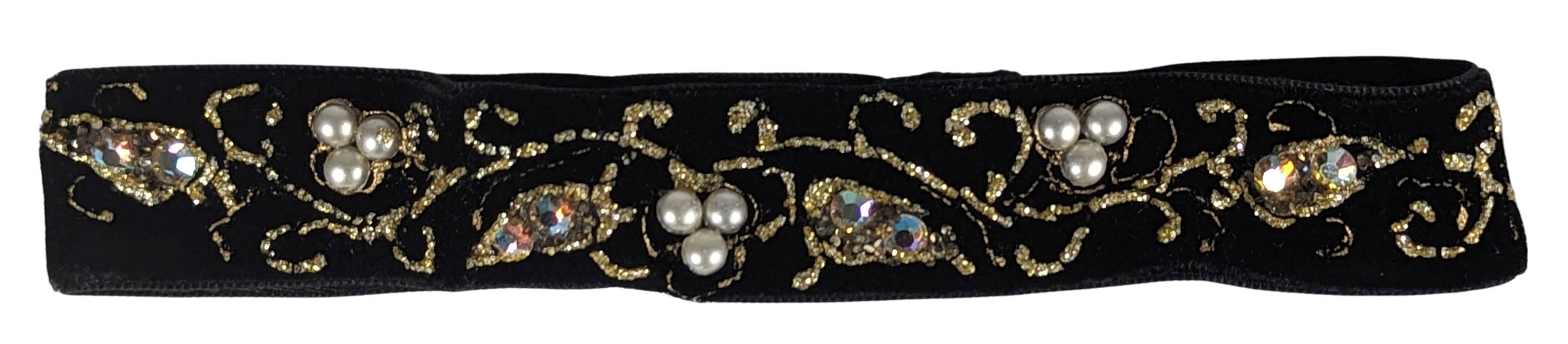 Mary Hopkin Owned Black Velvet Choker Necklace (UK) - Image 2 of 5