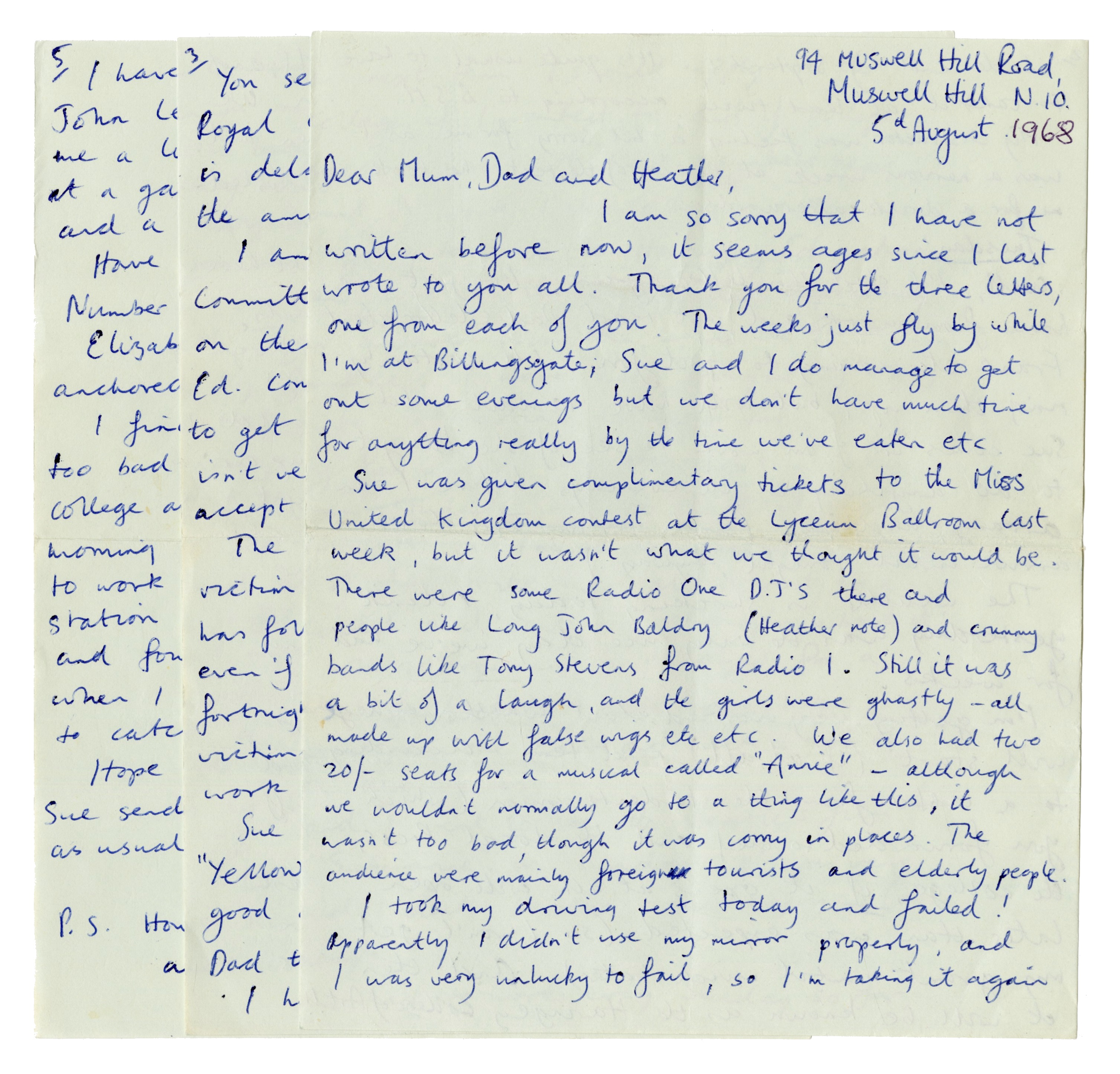 John Lennon And Yoko Ono Robert Fraser Gallery 1968 Exhibition Invitation (UK) - Image 5 of 6