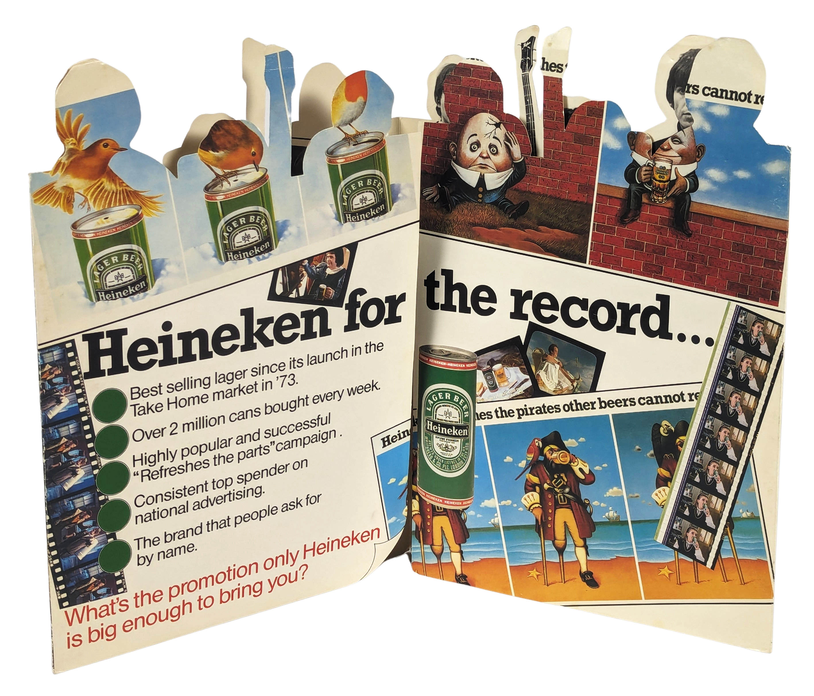 The Beatles 1987 Heineken Beer And Promotional Display (UK) - Image 5 of 8