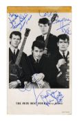 Pete Best Four Signed Decca Records Promo Card (UK)