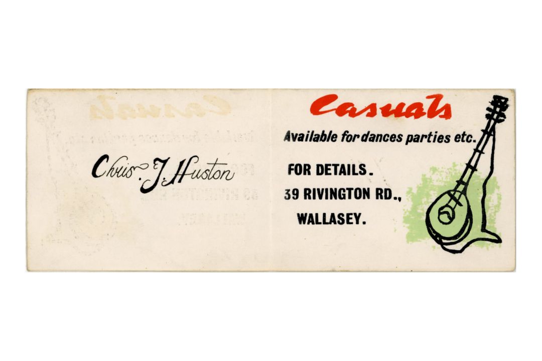 Johnny Guitar Byrne Owned Liverpool Bands Business Cards (UK) - Image 9 of 12