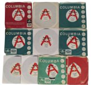 Brian Epstein Collection Of 10 HMV/Columbia A Label Demonstration 7 Inch Records (UK)
