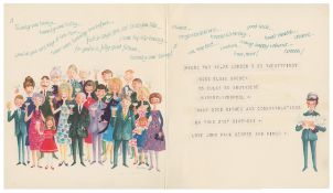 The Beatles 1968 21st Birthday Telegram To Beatles Fan Club Secretary (UK)