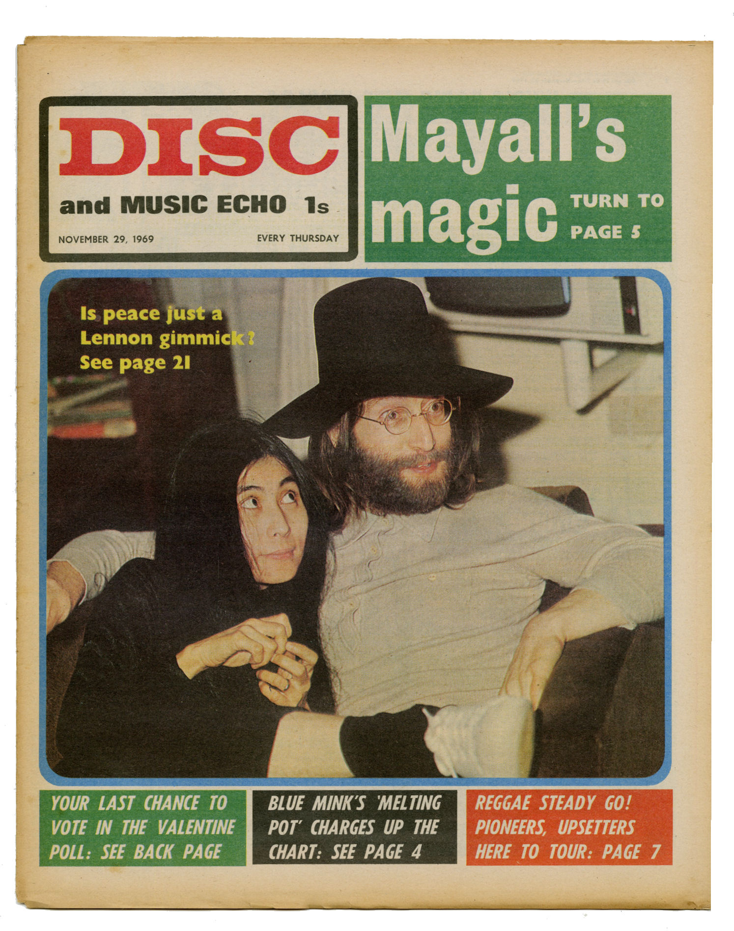 Disc & Music Echo Music Paper 1969 Complete Run (UK) - Image 4 of 7