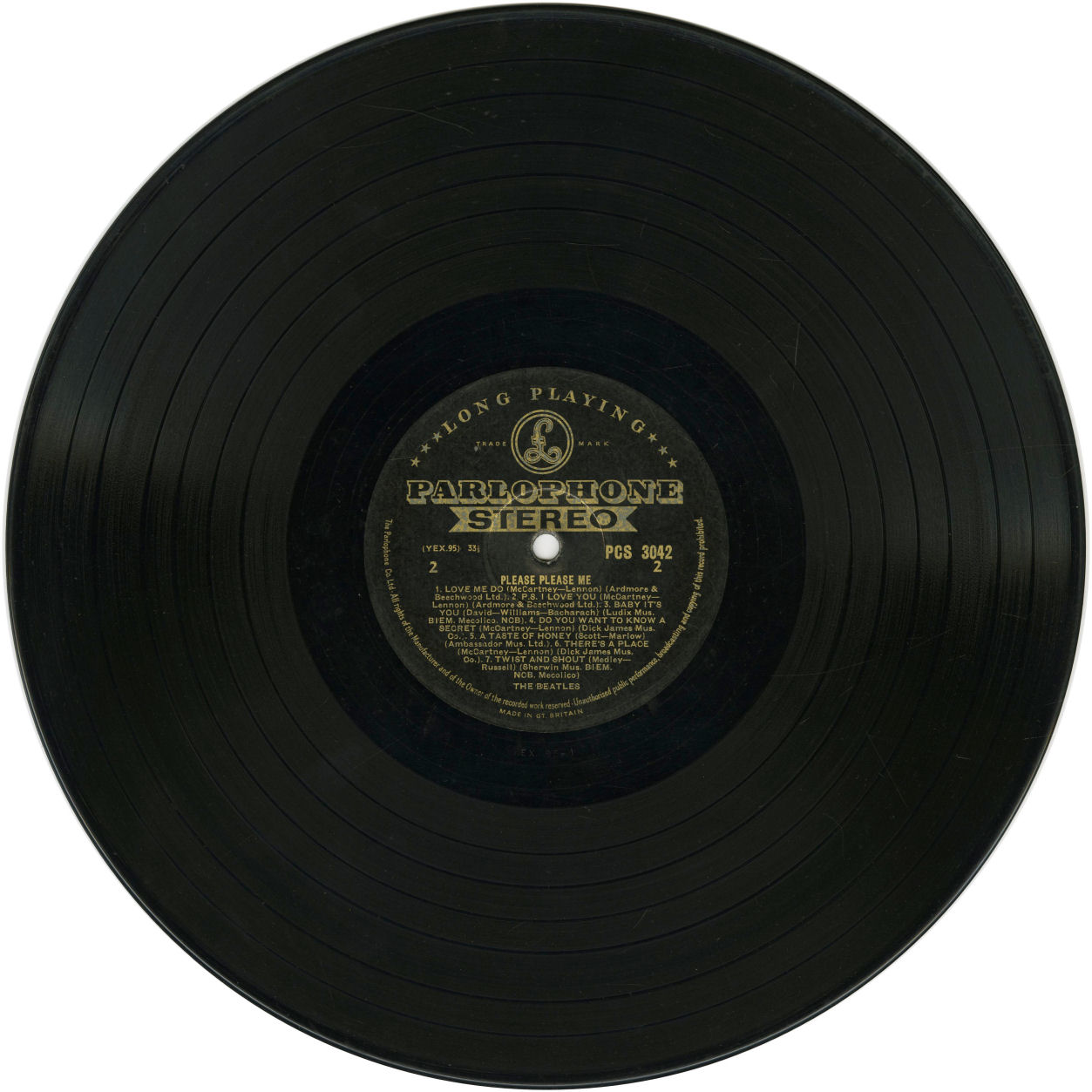 The Beatles Please Please Me Black Gold Stereo LP PCS 3042 (UK) - Image 2 of 4