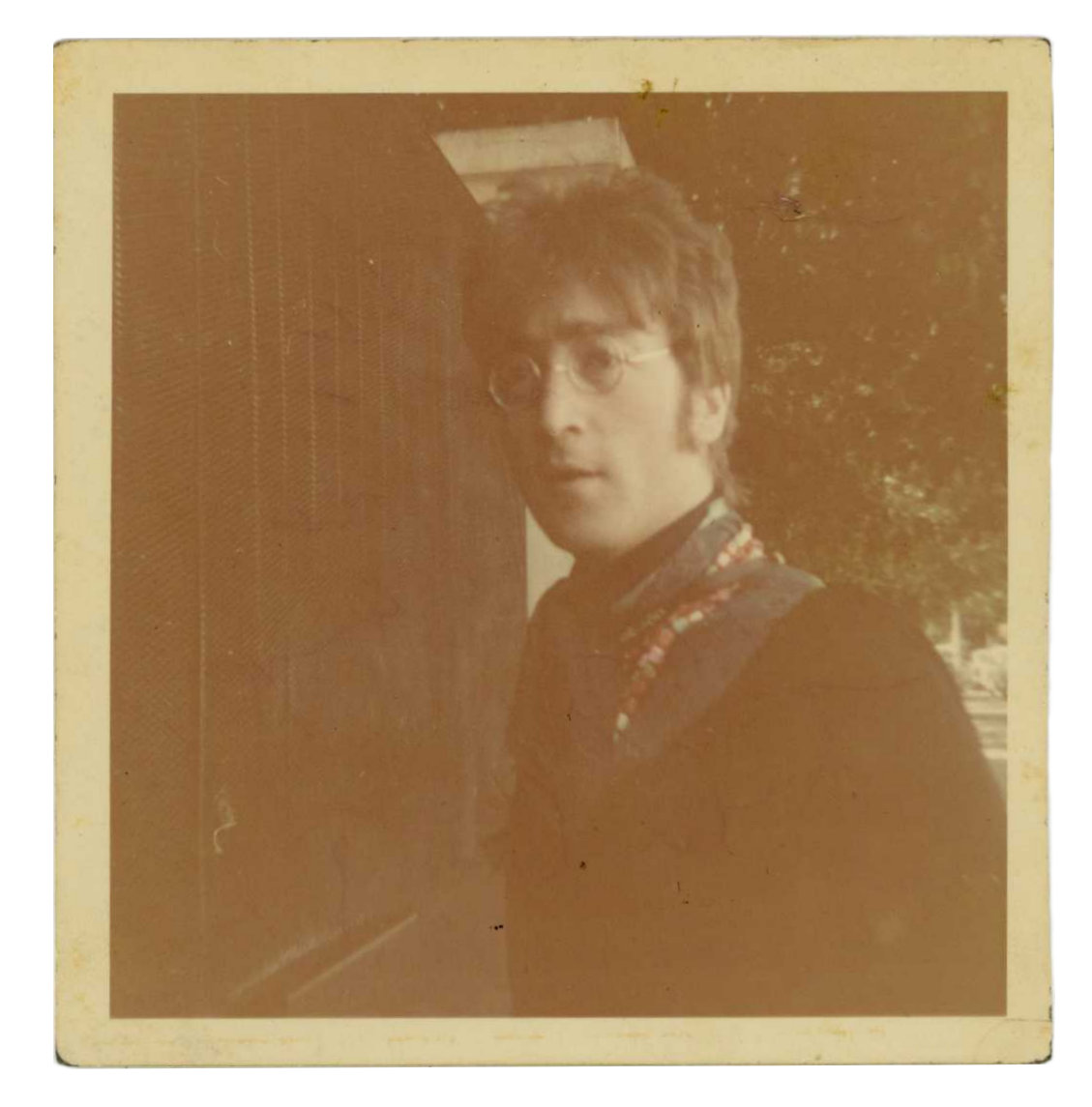 John Lennon 1968 Autographed Snapshot & Unsigned 1967 Snapshot Lizzie Bravo Collection (UK) - Image 2 of 4