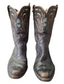 Rory Storm and The Hurricanes Johnny Guitar Owned And Worn Acme Comblast Cowboy Boots (USA)