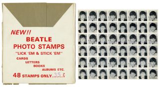 The Beatles 1960s Stamps And Display (Canada)