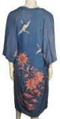 Mary Hopkin Owned Blue Crane Robe (UK)