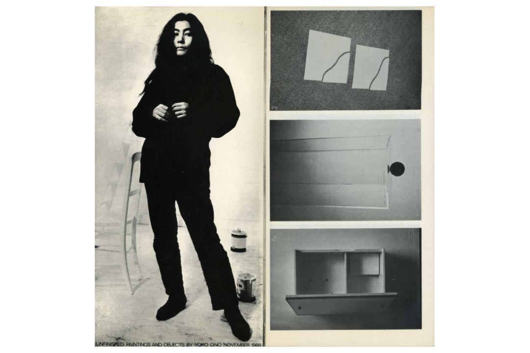Yoko Ono Signed Programme for Unfinished Painting & Objects Exhibition 1966 (UK) - Image 2 of 3