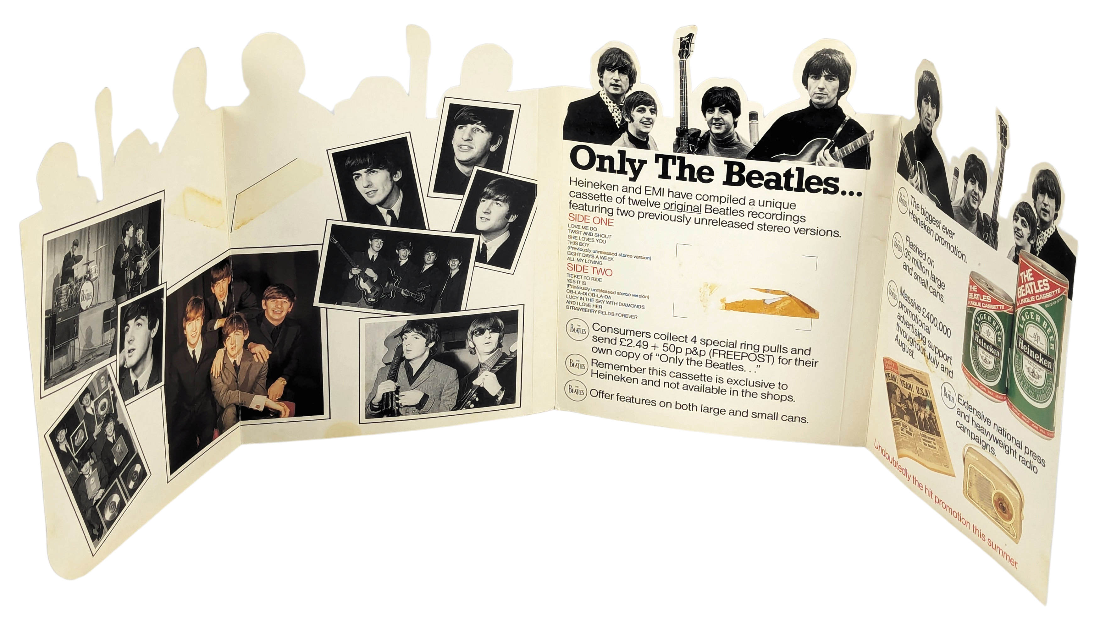 The Beatles 1987 Heineken Beer And Promotional Display (UK) - Image 6 of 8