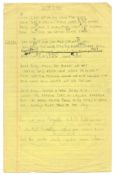 Mal Evans Handwritten Dear Judy Lyrics (UK)