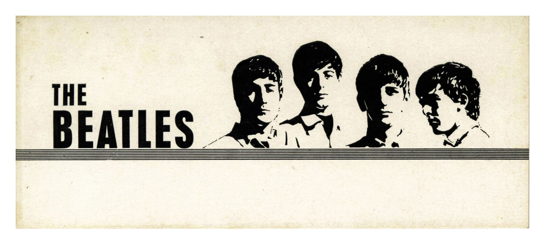 The Beatles 1963 NEMS Promotional Business Card (UK)