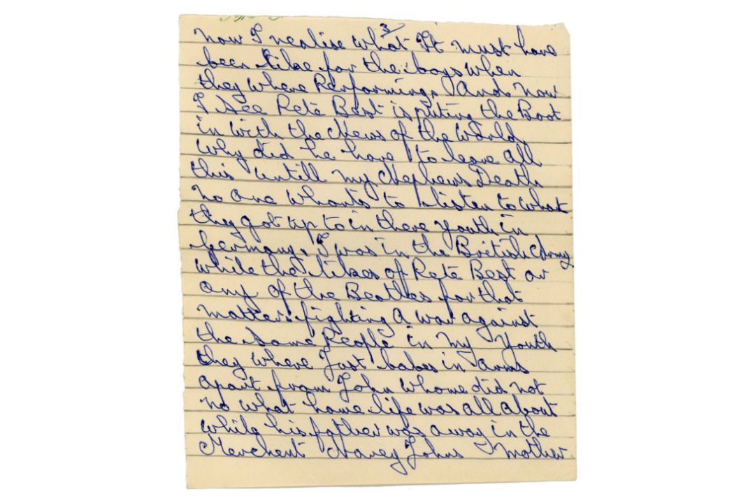 Charlie Lennon Handwritten Letter (UK) - Image 3 of 5