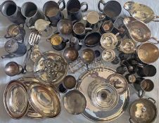 Large quantity (approx 60 items) of GWR/GWR Hotels TABLEWARE, nearly all silverplate, a couple of