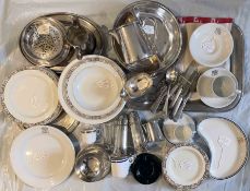 Large quantity (40+ items) of mainly 1920s/30s LNER RAILWAY TABLEWARE (at least one GER item