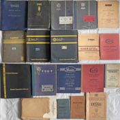 Good quantity (18) of mainly 1950s-70s (a few earlier) bus & commercial SERVICE/MAINTENANCE &